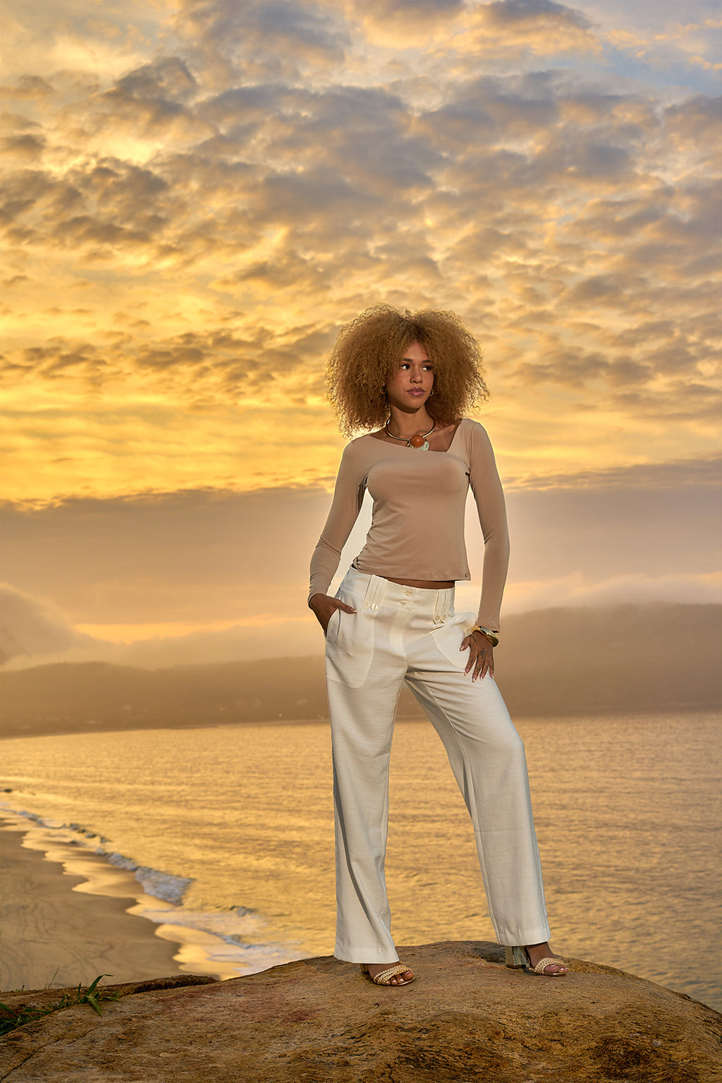 BLUSA CARAMELO