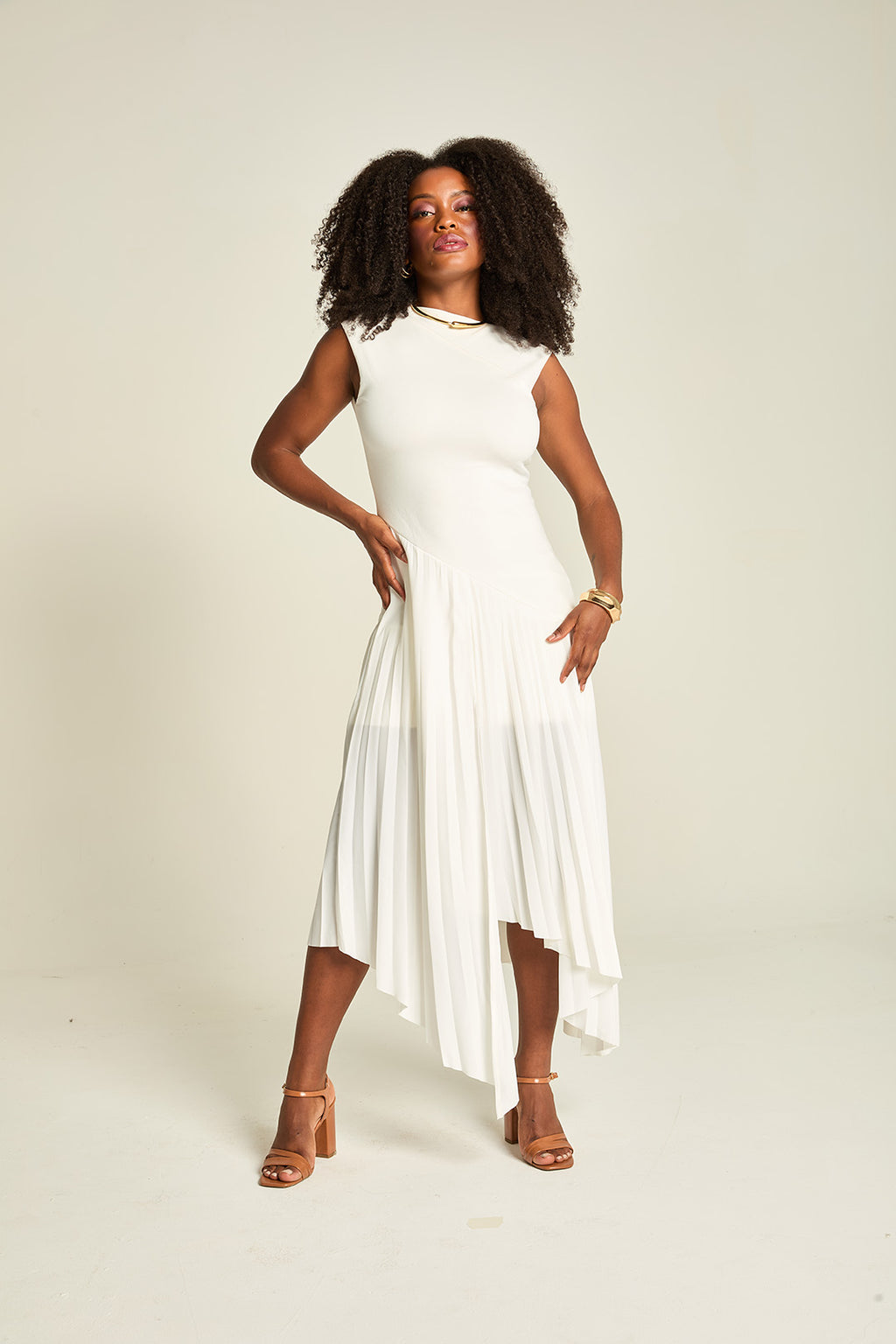 VESTIDO LEQUE PLISS ATELIÊ