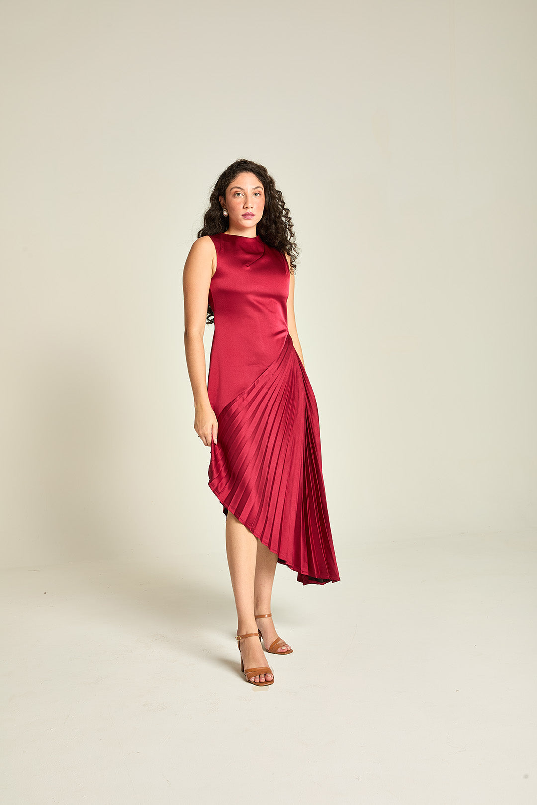 VESTIDO LEQUE PLISS ATELIÊ