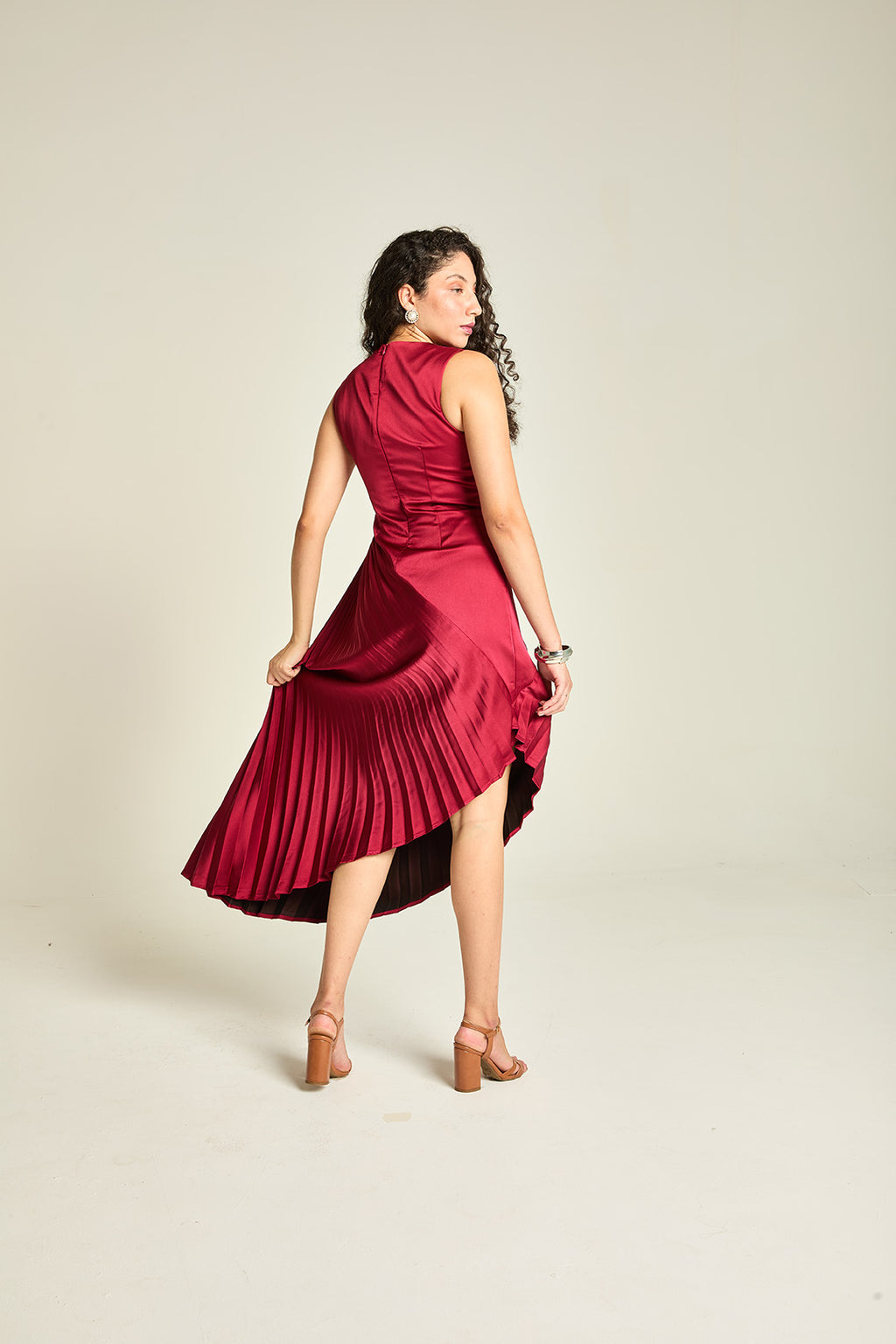 VESTIDO LEQUE PLISS ATELIÊ