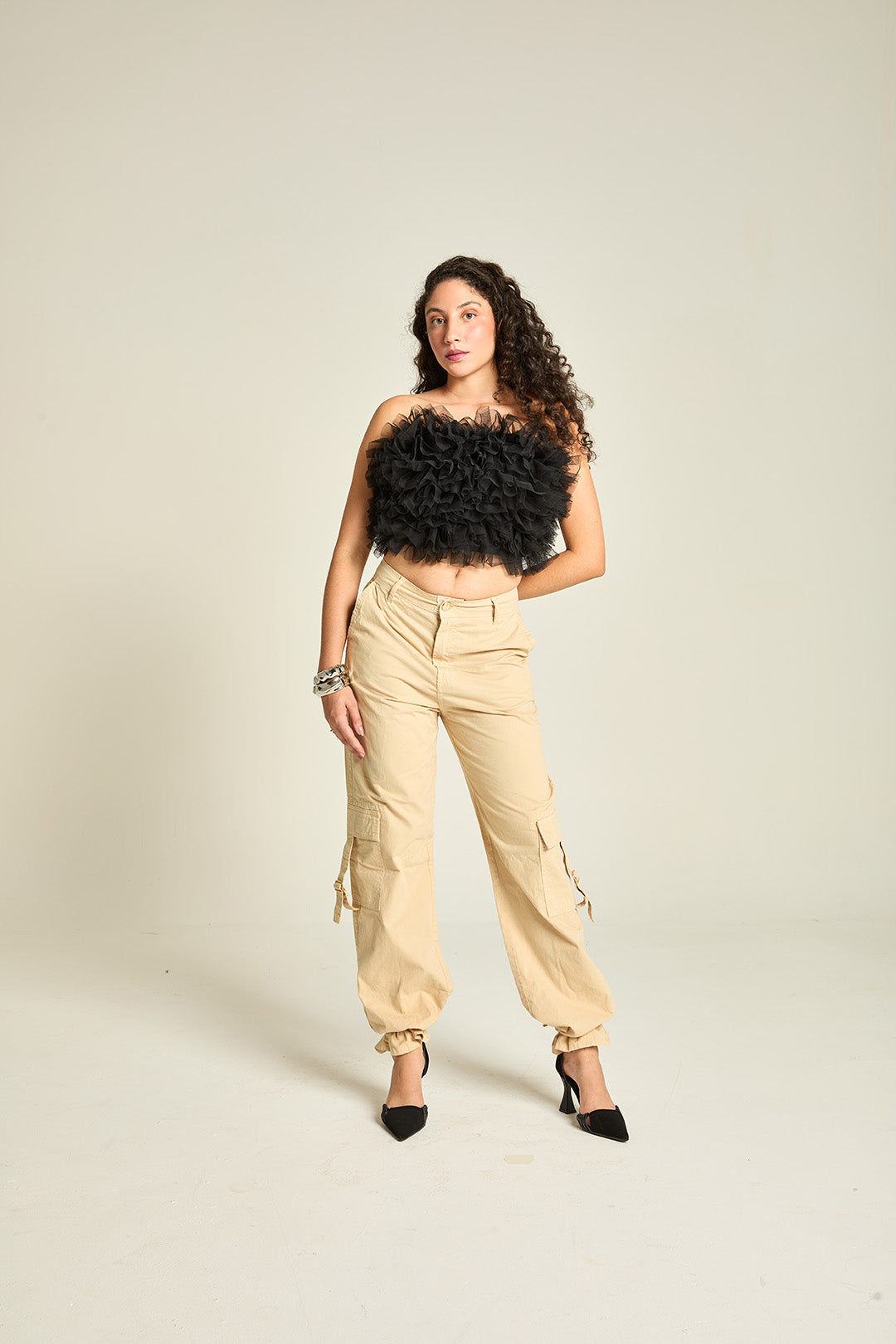 CALCA WIDE LEG CARGO COLLOR
