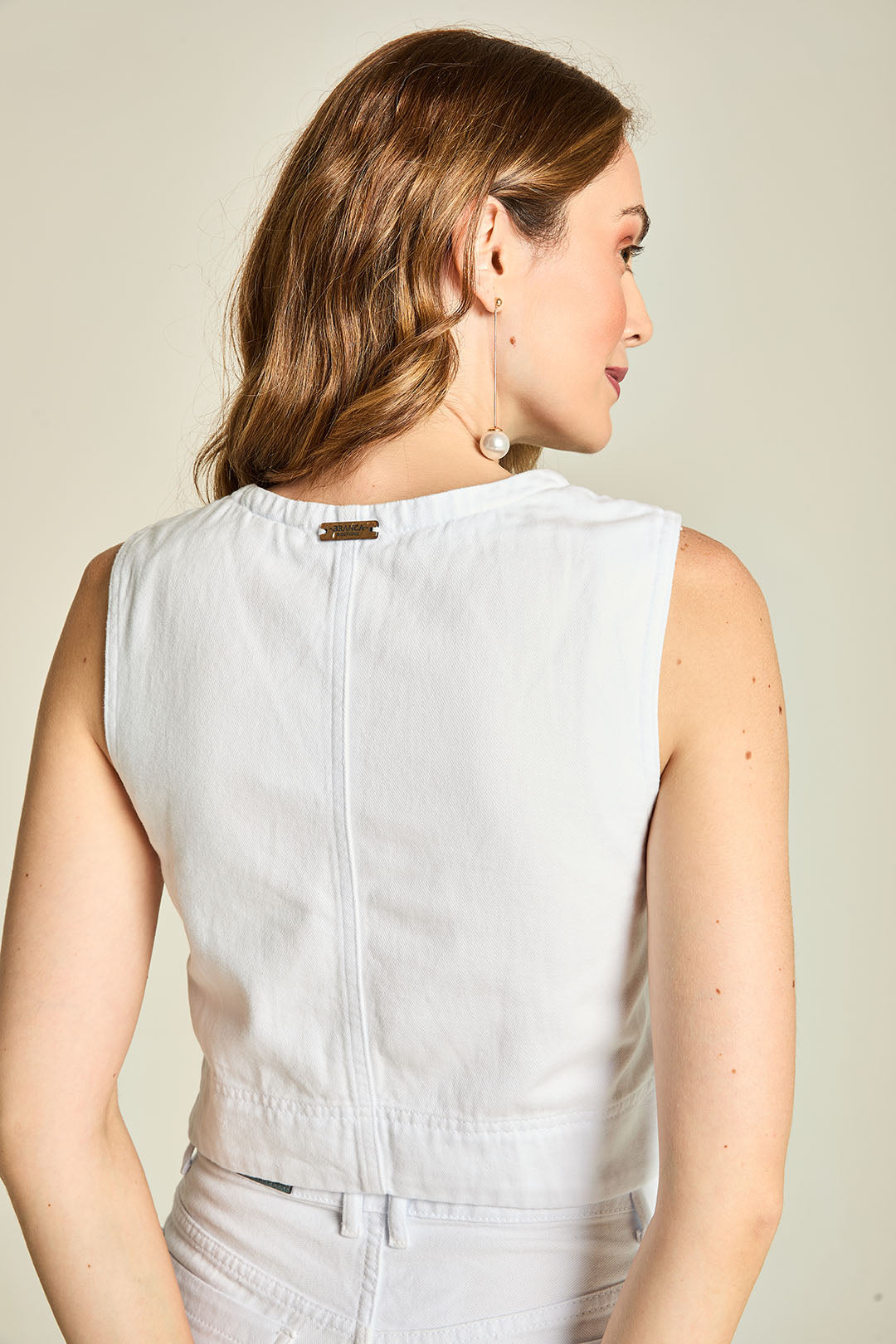 COLETE COLLOR BRANCO