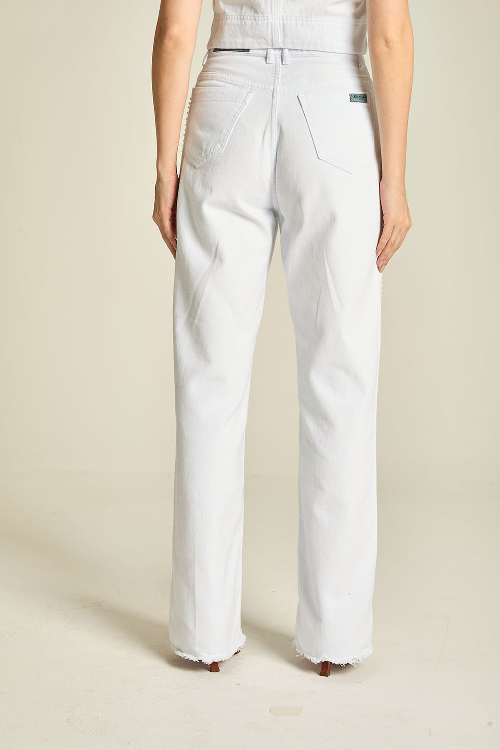 CALCA WIDE LEG BRANCO