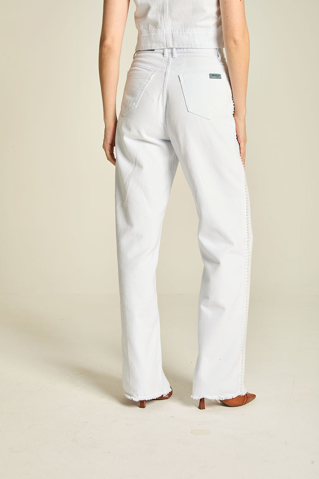 CALCA WIDE LEG BRANCO