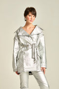 PARKA BENGALINE C/ FOIL - PRATA