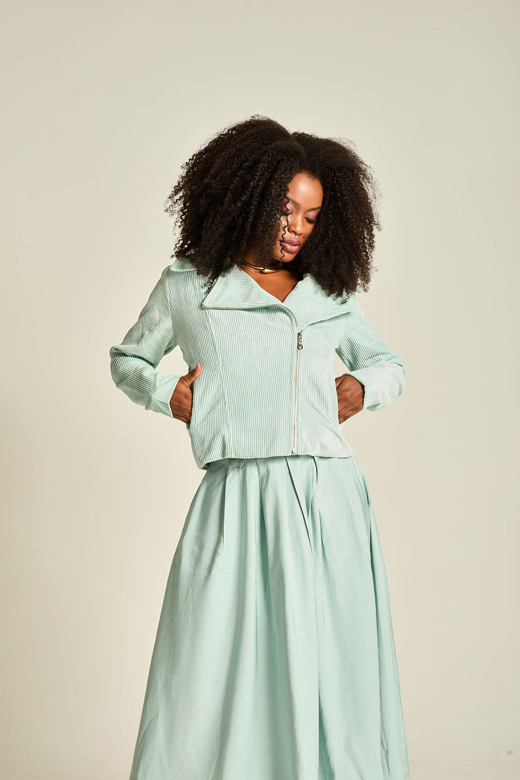 CASACO VELUDO C/ TRANSPASSE