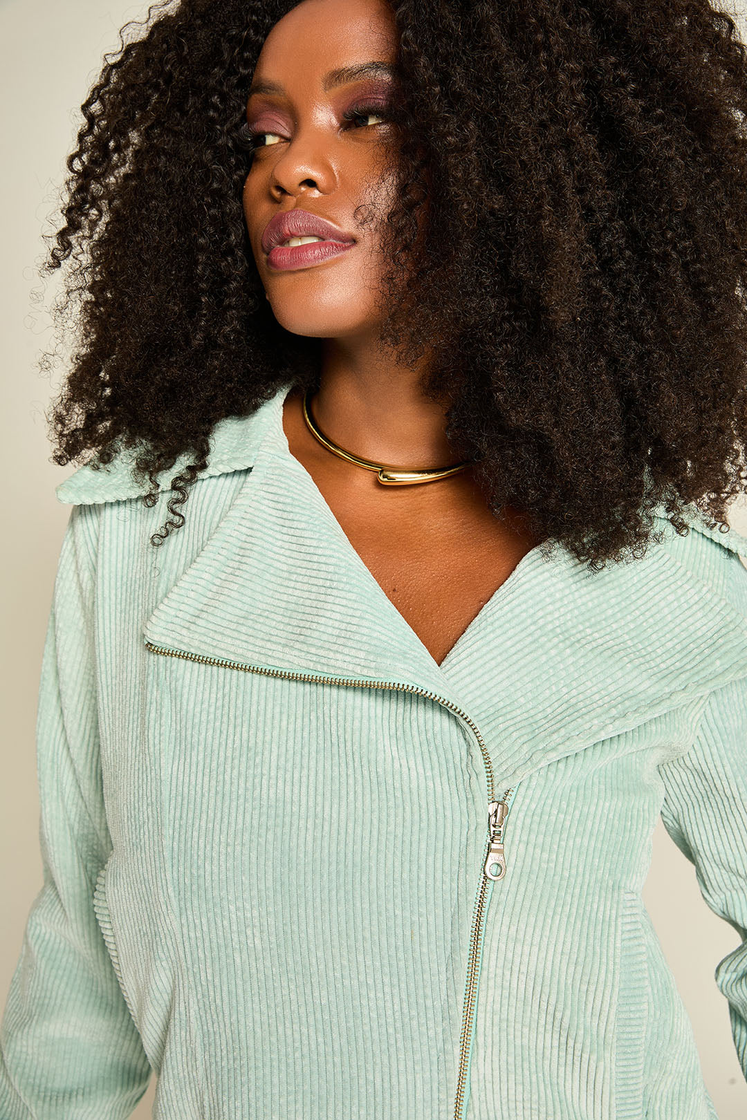 CASACO VELUDO C/ TRANSPASSE