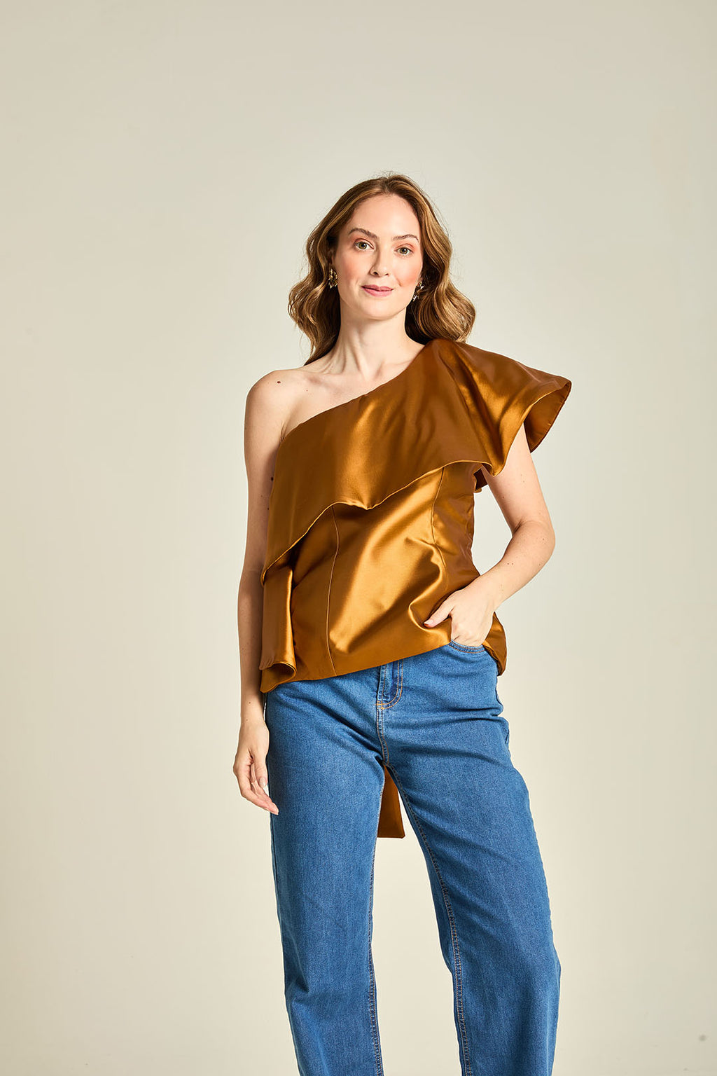 BL ZIBELINE OMBRO SO C/ BABADO