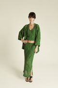 BLUSA CROCHET VERDE