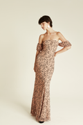 VE TULE FLORAL