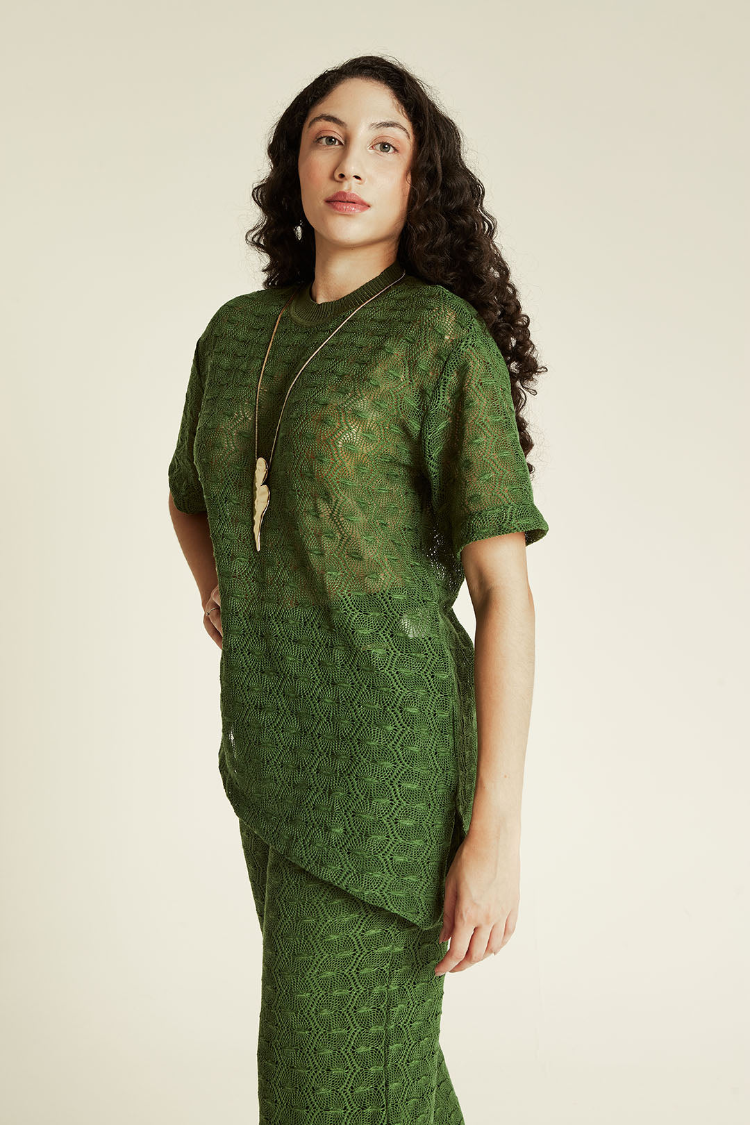 BLUSA ASSIMETRICA TRICOT