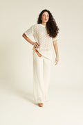 BLUSA BARRA ASSIMETRICA TRICOT