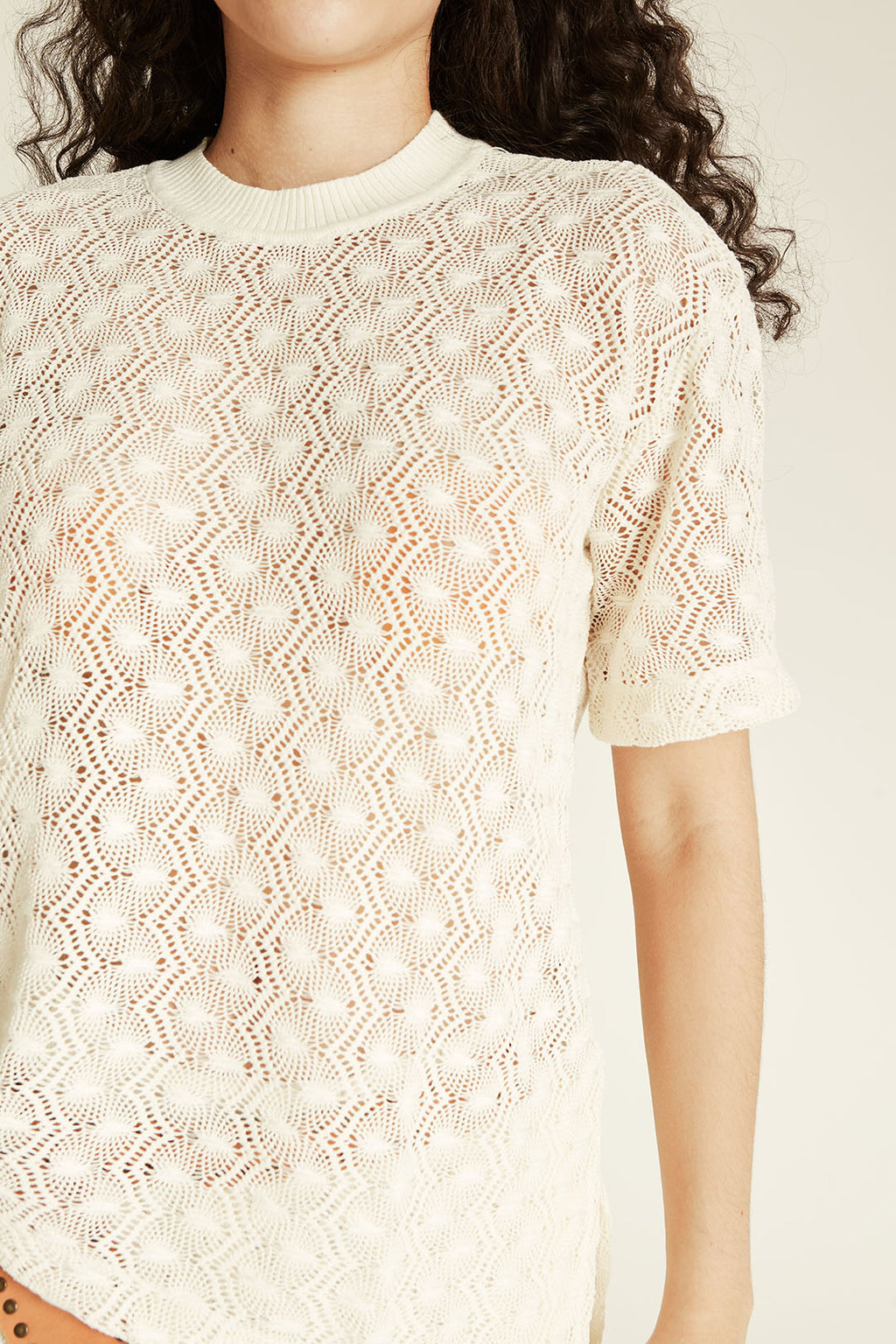 BLUSA BARRA ASSIMETRICA TRICOT