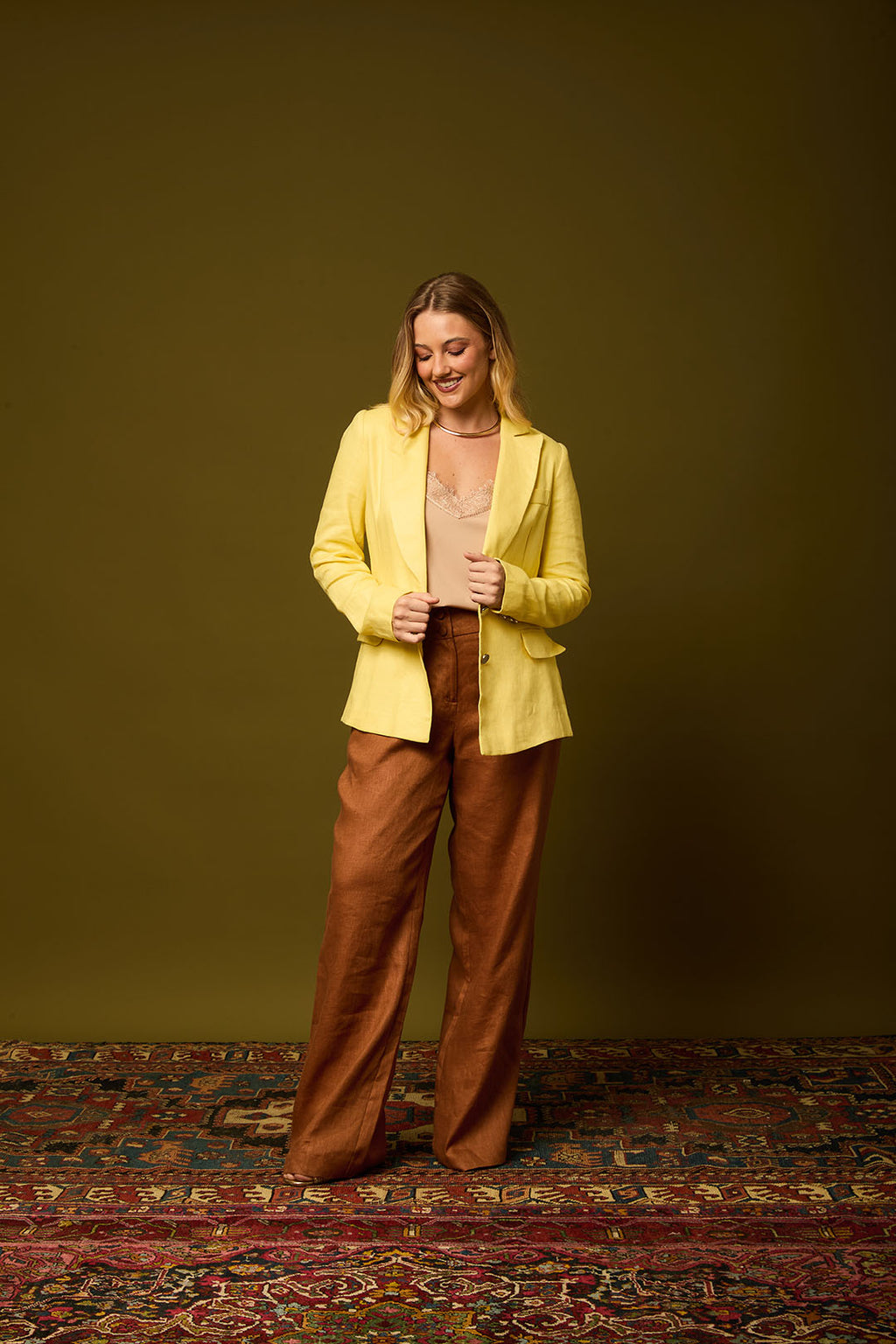 BLAZER LINHO PURO AMARELO