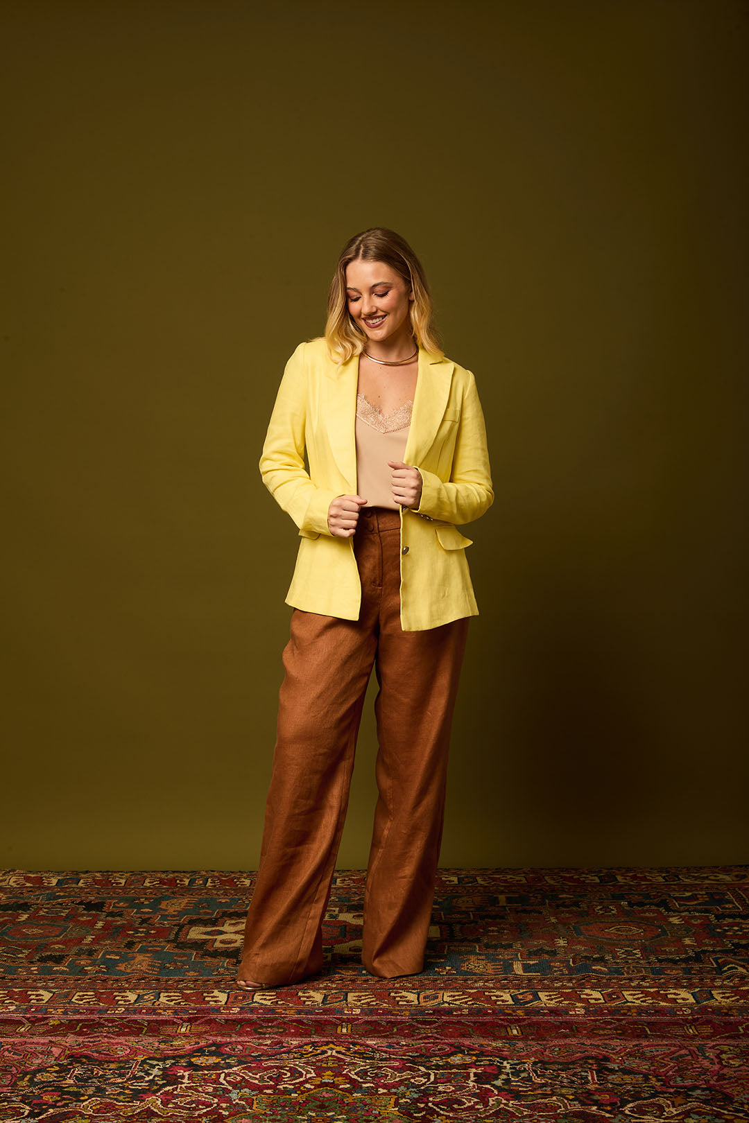 BLAZER LINHO PURO AMARELO