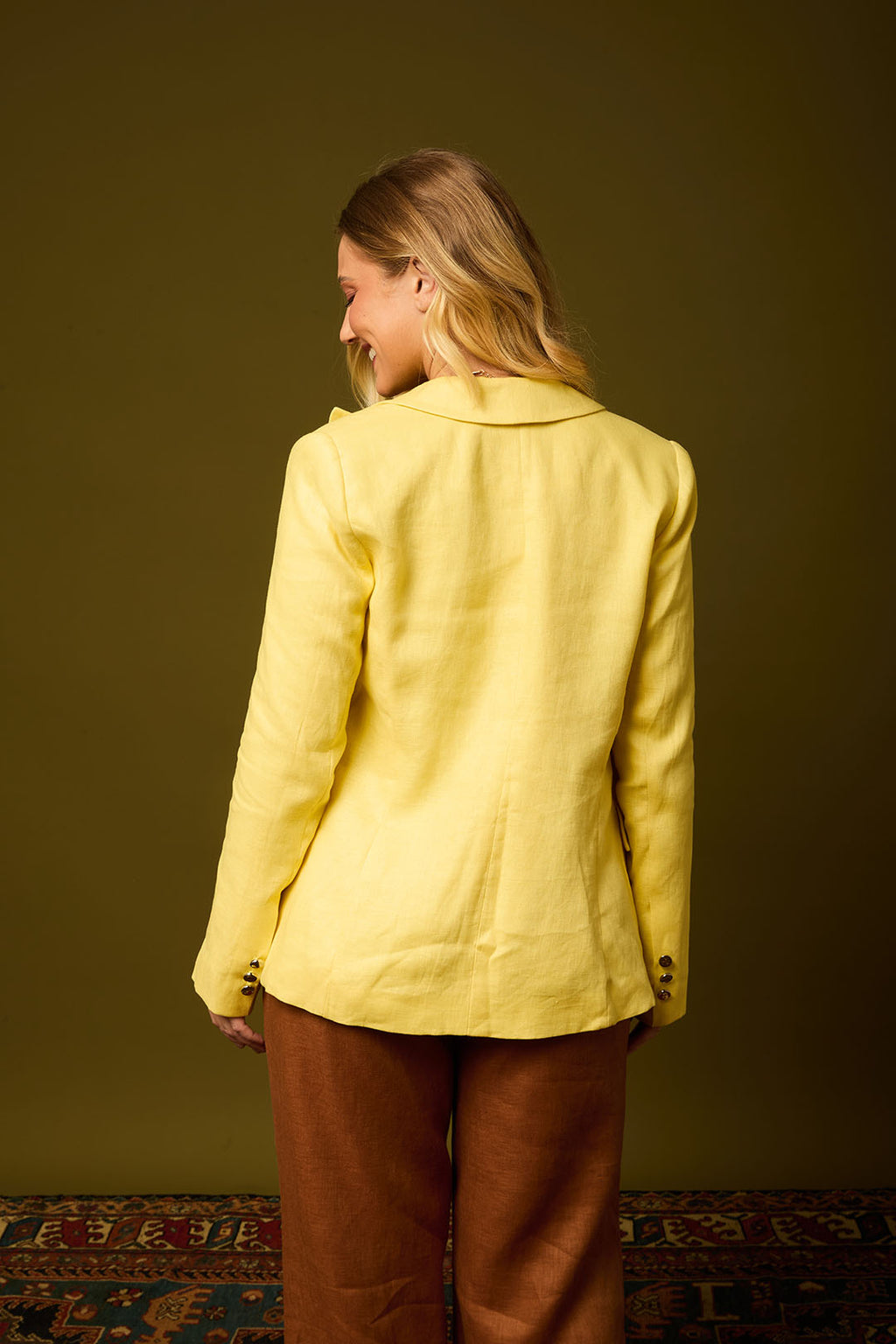 BLAZER LINHO PURO AMARELO