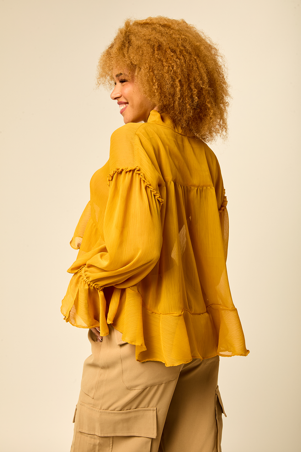 Blusa Bianca Mostarda