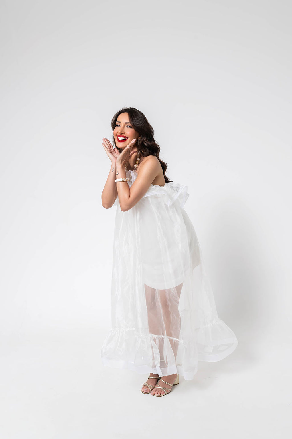 VESTIDO LONGO VOAL