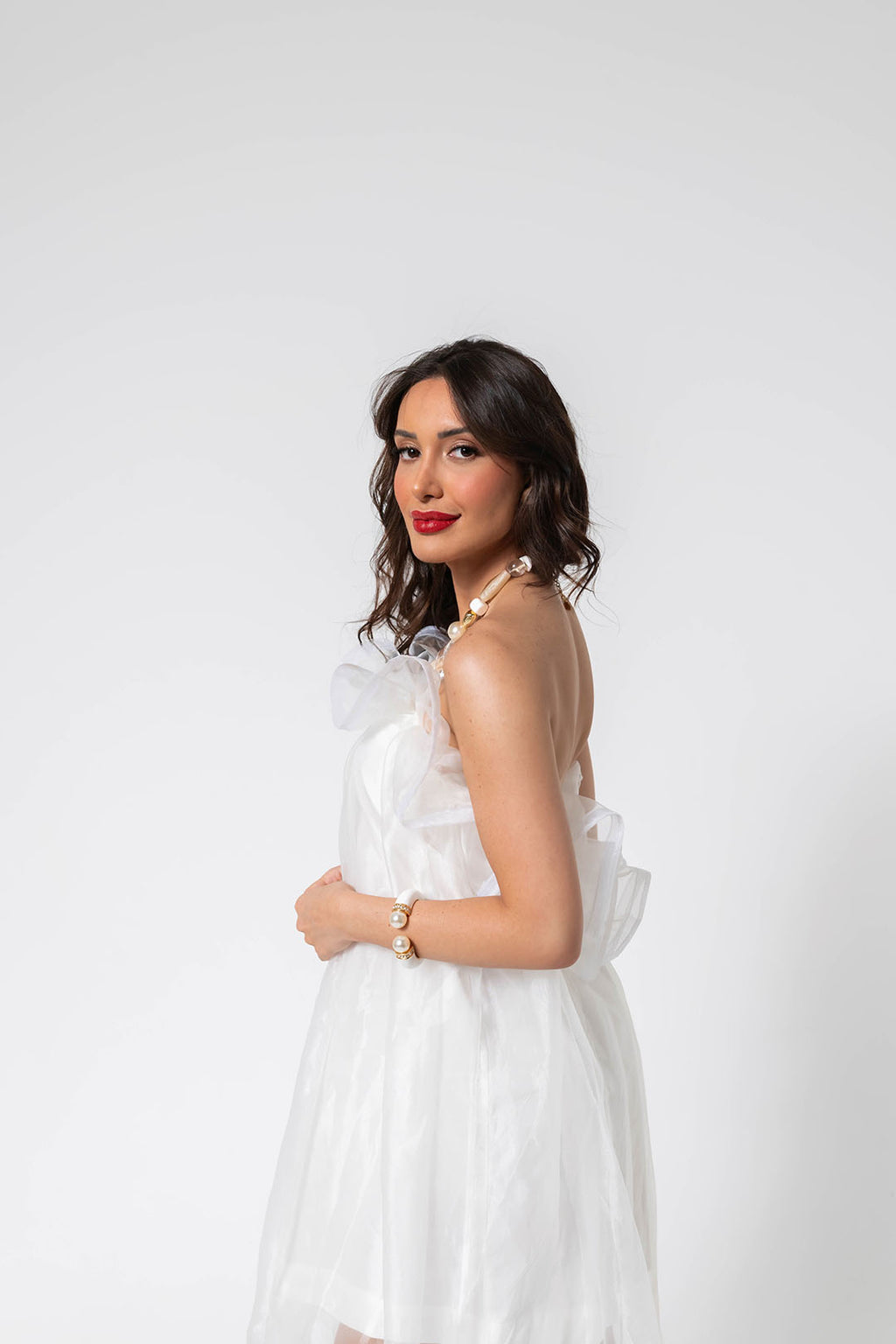 VESTIDO LONGO VOAL
