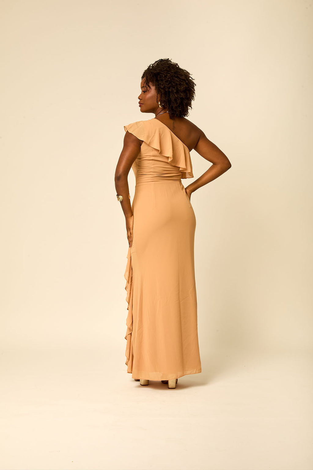 VESTIDO LONGO UM OMBRO