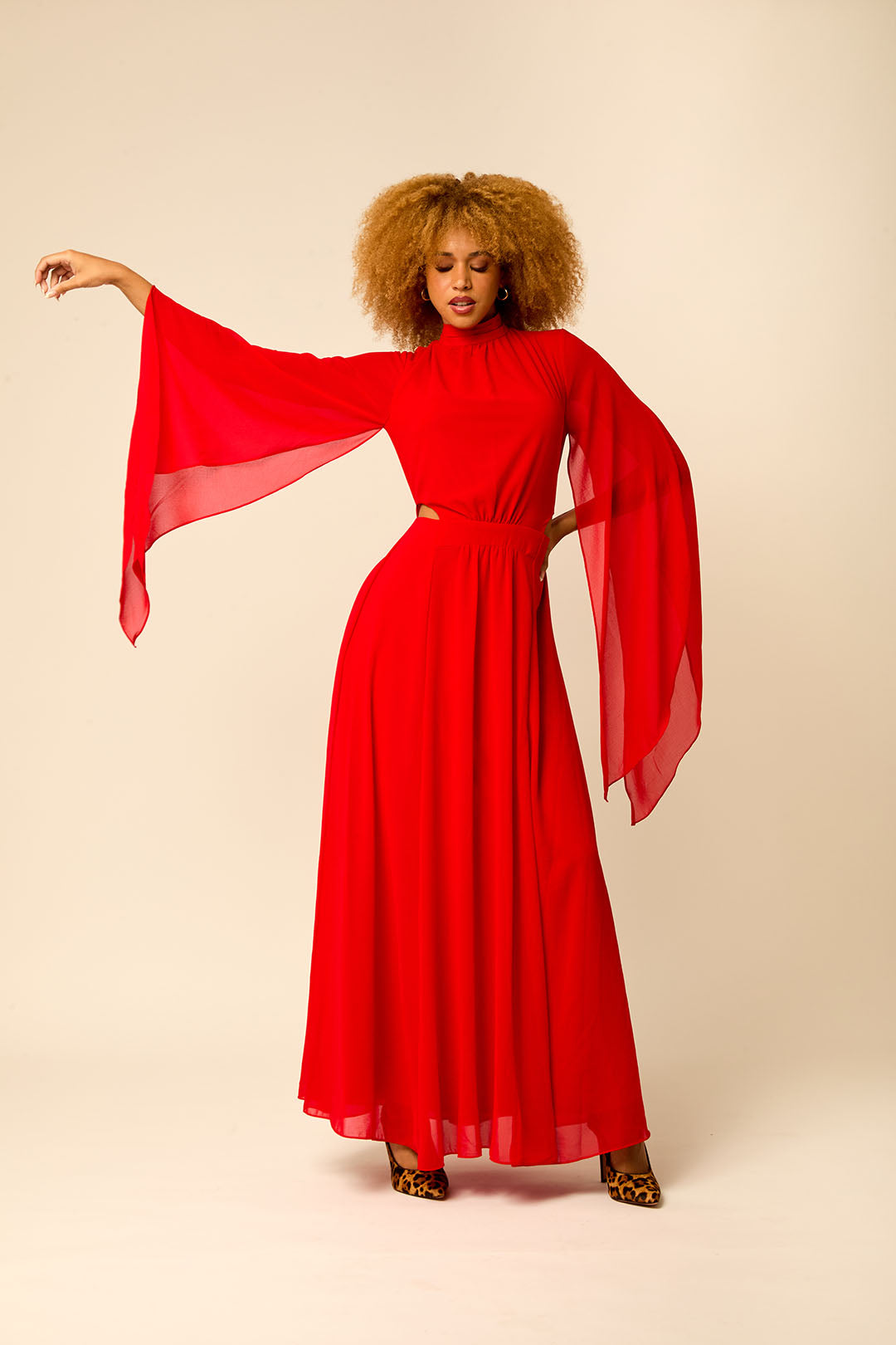 VESTIDO LONGO VERMELHO