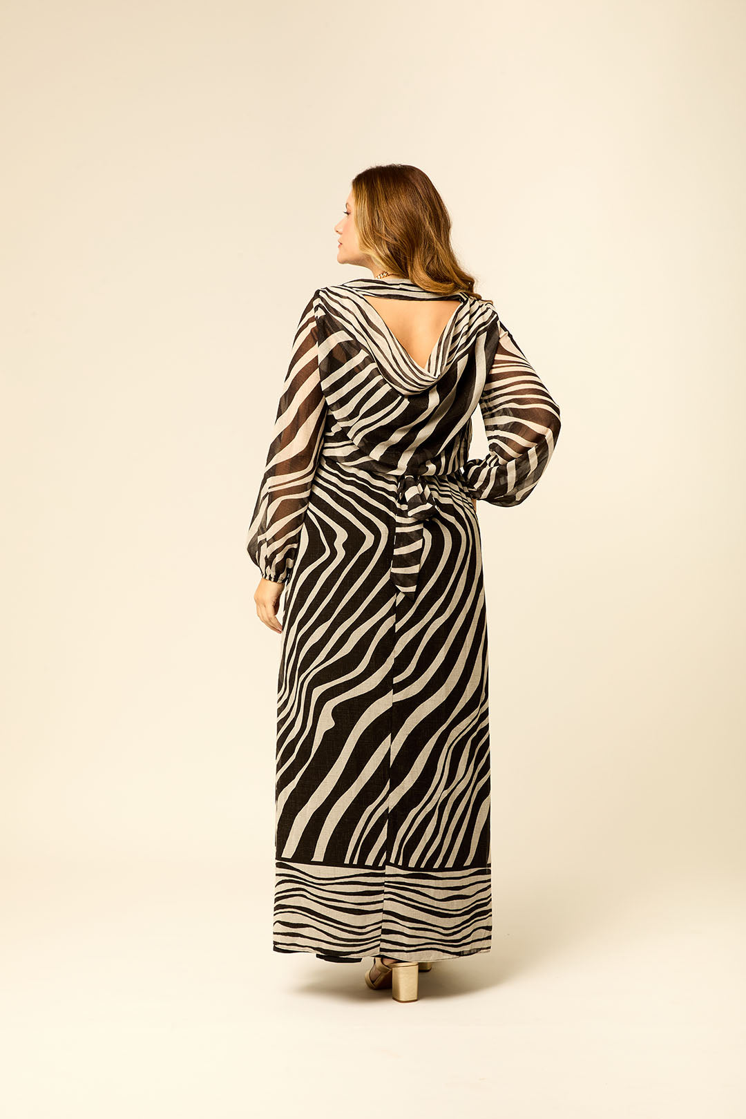 VESTIDO LONGO ZEBRA